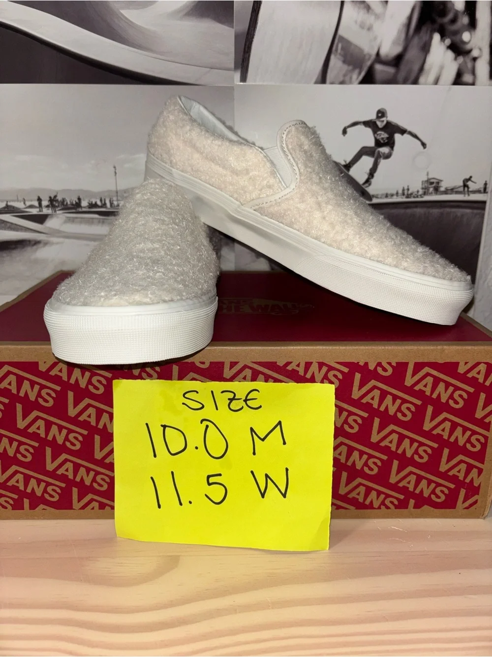 Vans Classic Slip On Sherpa Multiple Sizes